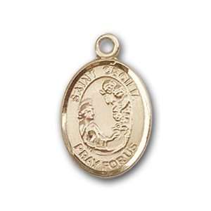  12K Gold Filled St. Cecilia Medal Jewelry
