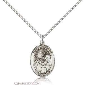 St. Margaret Mary Alacoque Medium Sterling Silver Medal