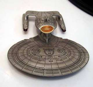 Star Trek Franklin Mint  Enterprise 1701 D Pewter Ship  