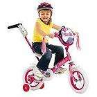 12 inch schwinn pink girls training wheels bike ride on toy  