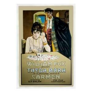  Carmen, Theda Bara, Carl Harbaugh, 1915 Movie Photographic 