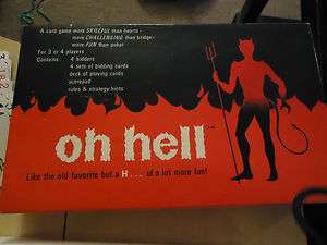   OH HELL BOARD GAME. EXCELLENT CONDITION, GREAT TOY COLLECTABLE  