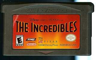 DISNEYS THE INCREDIBLES Game Boy Advance GBA 785138321721  