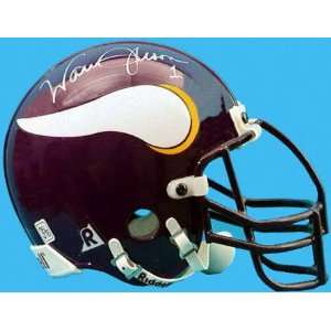 Warren Moon Minnesota Vikings Autographed Mini Helmet