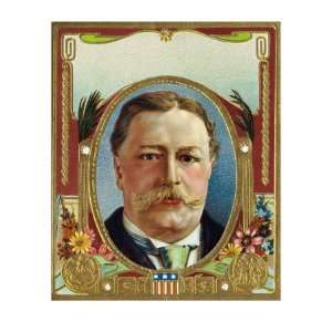  William Howard Taft Brand Cigar Box Label Premium Poster 