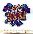 Super Bowl XXXI 31 PATCH Green Bay PACKERS * New Orleans Patriots XLV 