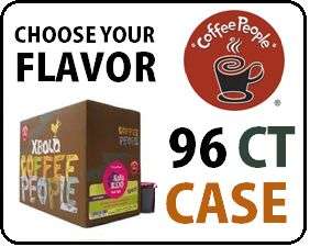 Coffee People Keurig K Cups 96 & 88 Count Case ANY FLAVOR  