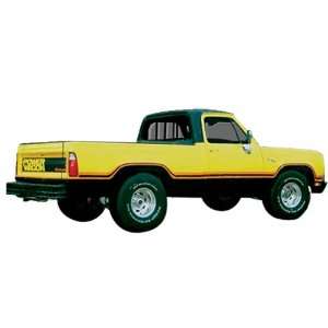    1978 Macho Power Wagon Dodge Truck Decal and Stripe Kit Automotive
