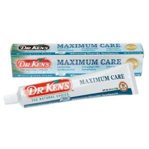  Dr. Kens All Natural Maximum Care Toothpaste, Wintergreen 