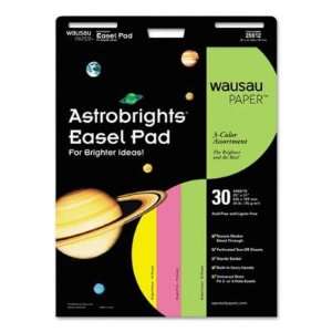  Paper Astrobrights Easel Pad, Assorted Colors Office 
