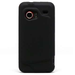   Soft Silicone Rubber Gel Cover Skin Case for HTC Droid Incredible 1