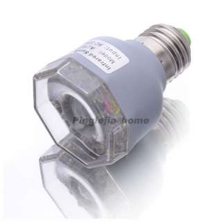 New E27 IR Infrared Motion Sensor 3W 23 LED Light Bulb Lamp LP001 H 