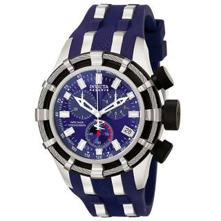 Invicta Mens Reserve Bolt Collection Blue Dial Swiss Made Chronograph 