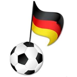  GERMANY German Football team car bumper sticker 3 x 5 