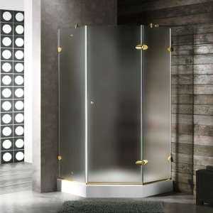 36 x 36 Frameless Neo Angle Shower Enclosure with Base 