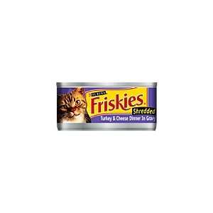  Friskies Savory Shreds Turkey And Cheese Dinner In Gravy Canned Cat 
