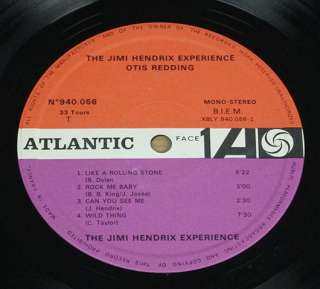 JIMI HENDRIX OTIS REDDING MONTEREY INTERNATIONAL POP FESTIVAL 12 LP 