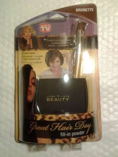 Joan Rivers Great Hair Day Fill in Powder Brunette w/ Brush Mask 
