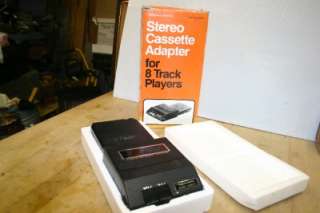 REALISTIC STEREO CASSETTE ADAPTER FOR 8 TRACK PLAYER MODEL #5 A5 