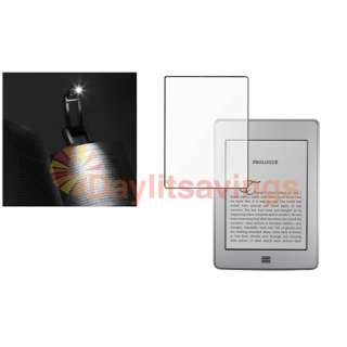 For  Kindle Touch 3G WiFi Ultra Clear Screen Film Cover+Silver 