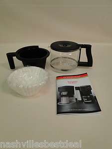   Velocity Brew 10 Cup Thermal Carafe Home Coffee Brewer Accessory kit