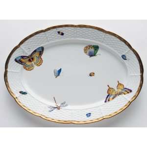 Anna Weatherley Masters Collection Oval Platter 14 In