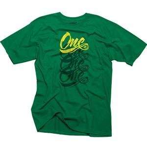  One Industries Fancy T Shirt   Medium/Green Automotive