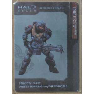   Chief Warrant Officer Halo Reach Metal Collector Cards Toys & Games