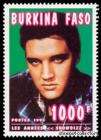 Burkina Faso1996 Elvis Presley Tribute 1000fr stamp MNH  
