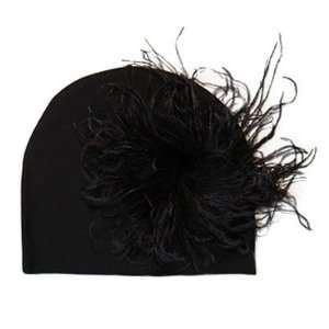  Black Curly Marabou Hat Toys & Games