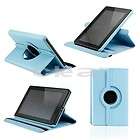  Kindle Fire 360° Rotating Leather Case Cover w/ Swivel Stand 