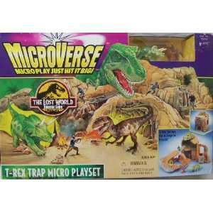  MicroVerse The Lost World Jurassic Park T Rex Trap Micro 