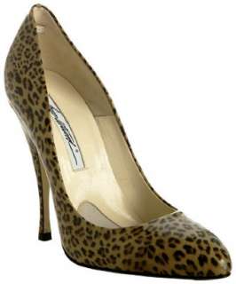 Brian Atwood tan leopard patent leather Starlet pumps   up 
