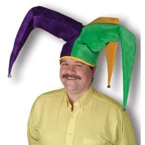  Jumbo Plush Mardi Gras Jester Headpiece Toys & Games