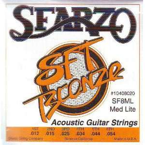  Sfarzo Acoustic Guitar S.F.T. Bronze MD 80/20, .012   .054 