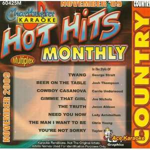 Chartbuster Karaoke CDG CB60425   Hot Hits Monthly November 2009 