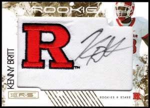   Donruss Rookies and Stars Rookie Patch College Auto Gold 8/10  