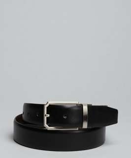 Joseph Abboud black leather reversible belt