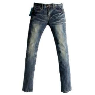  Doublju Mens Washing Low Rise Slim Jeans(JW04) Clothing