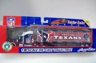 80 SCALE DIECAST Houston Texans Tractor Trailer NFL  