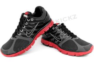 Nike Lunarglide+ 2 407648 066 Black Red Mens New Running Cross 