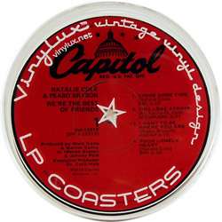 Vintage Vinyl Record Label Coasters   Set of 6 845033001279  