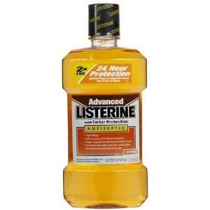 Listerine Antiseptic Mouthwash With Advanced Tartar Protection Citrus 