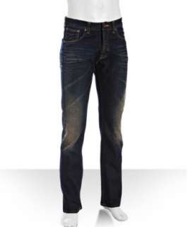 Nudie Jeans hard worn organic Regular Alf straight bootcut jeans 
