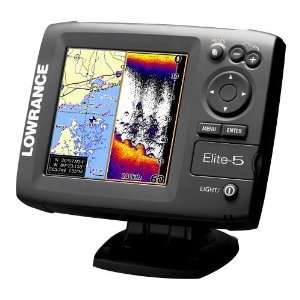  Lowrance Elite 5 Portable Sonar/GPS Chartplotter and 