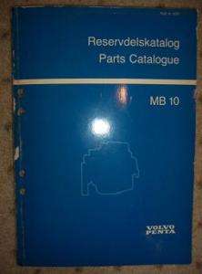 1984 Volvo Penta Boat Engine Parts Catalog MB 10 C  