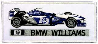 BMW WILLIAMS F1 RACING EMBROIDERED PATCH #03  