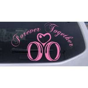 Forever Together Marriage Wedding Girlie Car Window Wall Laptop Decal 