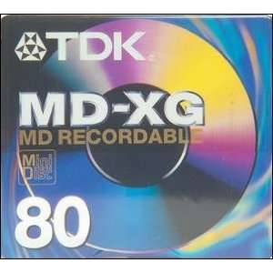  TDK MD SG74S10SB 74 Minute Mini Disk with Storage Box (10 