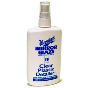  Meguiars #18 Clear Plastic Detailer, 8 oz Pump Spray 